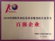 長亮科技榮獲“2018中國軟件和信息技術(shù)服務(wù)綜合競爭力百強(qiáng)企業(yè)”榮譽(yù)